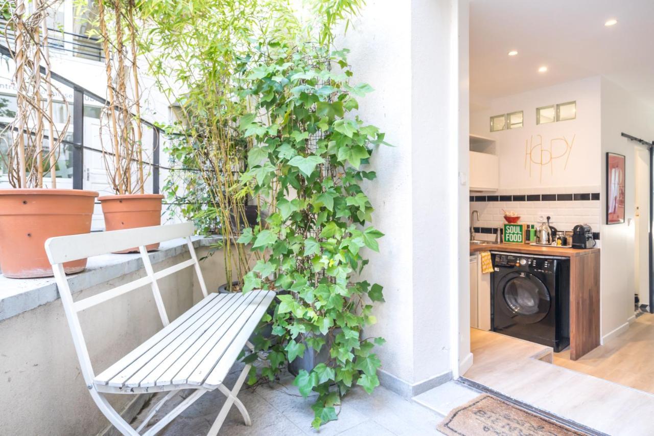 Happy Days - Eiffel Studio & Terrasse Appartement Parijs Buitenkant foto